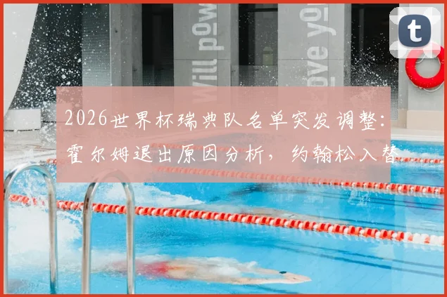 2026世界杯瑞典队名单突发调整：霍尔姆退出原因分析，约翰松入替对防线影响几何？
